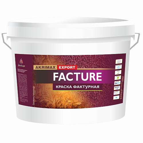 «FACTURE» - декоративное фактурное фасадное покрытие для наружных и внутренних работ